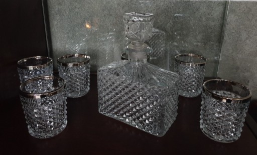 Zdjęcie oferty: Karafka szklanki krysztaly zestaw do drinkow.