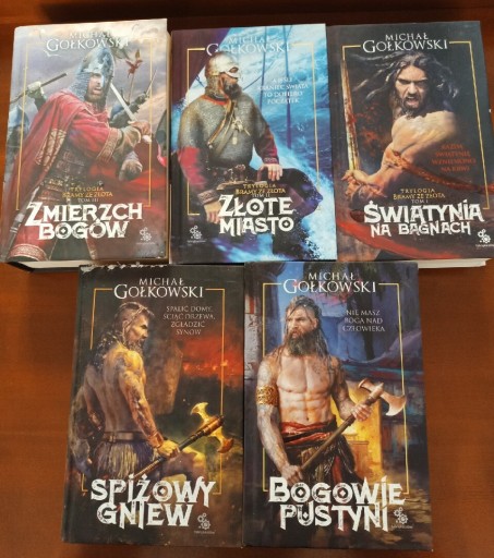 Zdjęcie oferty: Gołkowski trylogia Bramy że złota+ 2 inne tomy