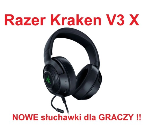 Zdjęcie oferty: NOWE Słuchawki Razer Kraken V3 X Nauszne Wrocław