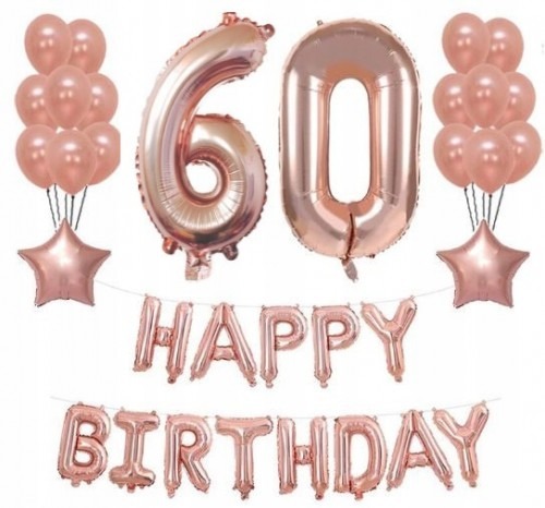 Zdjęcie oferty: Balony Urodzinowe 60tka