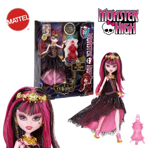 Zdjęcie oferty: Monster High DRACULAURA 13 Życzeń Wishes G1 MH