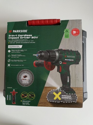 Zdjęcie oferty: Wiertarka udarowa 3w1 20V, Parkside PSBSA 20-Li