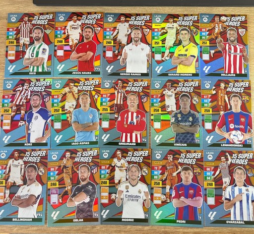 Zdjęcie oferty: Panini LaLiga 15 super heroes, super zestaw kart