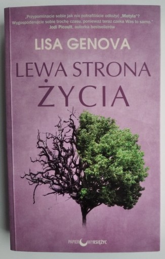 Zdjęcie oferty: Lewa strona życia - Lisa Genova