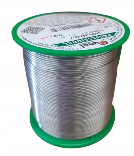 Zdjęcie oferty: Cyna Cynel 1 mm 500 g