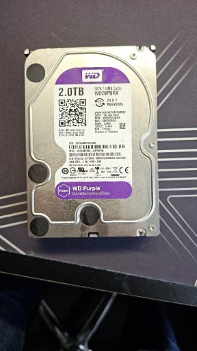 Zdjęcie oferty: Dysk HDD WD Purple 2TB