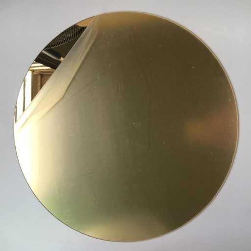 Zdjęcie oferty: Złote lustro PLEXI 50x50 cm | cięcie na wymiar