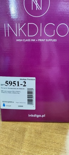 Zdjęcie oferty: Toner Inkdigo do HP 5951 cyan