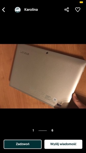 Zdjęcie oferty: Tablet z klawiatura lenovo miix 320