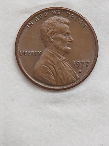 Zdjęcie oferty: 155 USA 1 cent, 1977