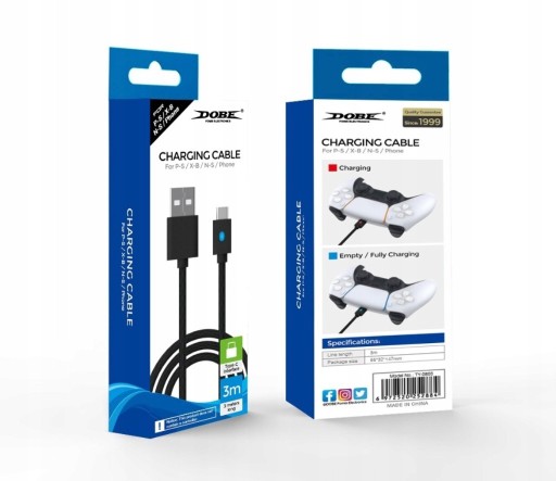 Zdjęcie oferty: Przewód ładujący do pada PS5