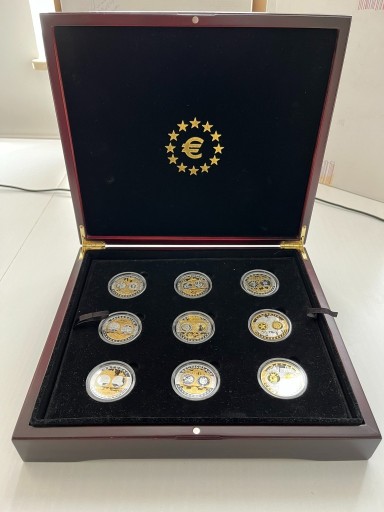 Zdjęcie oferty: Kolekcja monet upamiętniająca wspólną walutę EURO