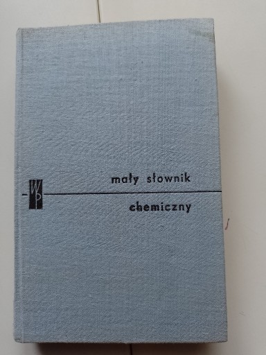 Zdjęcie oferty: Mały słownik chemiczny  J.Chodkowski - /wyd.1964 r
