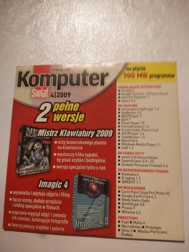 Zdjęcie oferty: 9  płyt cd z czasopisma Komputer Świat lata 2008- 2009 r.
