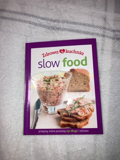 Zdjęcie oferty: Książka slow food zdrowa kuchnia