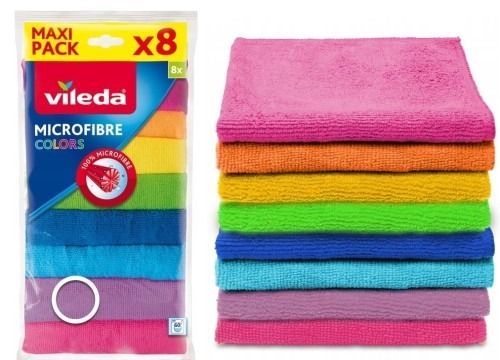 Zdjęcie oferty: Ściereczka Vileda Mikrofibra COLORS 8 szt.