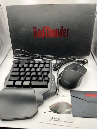 Zdjęcie oferty: Red thunder zestaw gamingowy klawiatura myszka rgb