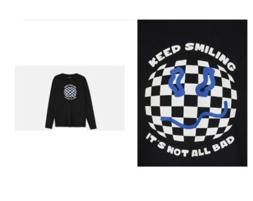 Zdjęcie oferty: koszulka z nadrukiem długi rękaw  r. S