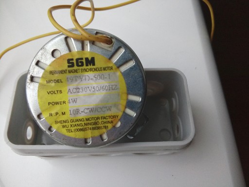 Zdjęcie oferty: SILNIK 230V 10 rpm WOLNOOBROTOWY 4W