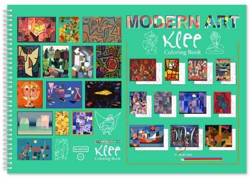 Zdjęcie oferty: Modern Art Klee Coloring Book, A3