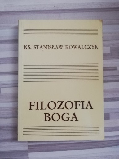 Zdjęcie oferty: Filozofia Boga