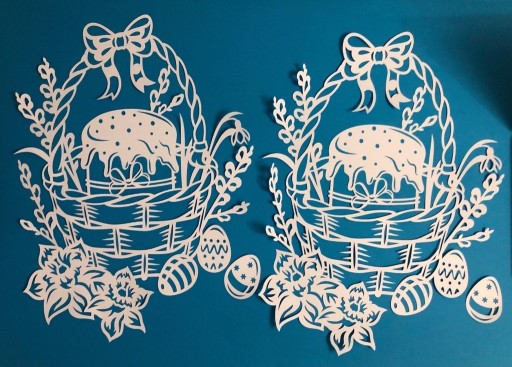Zdjęcie oferty: Wielkanoc koszyk okno szkoła przedszkole tablica