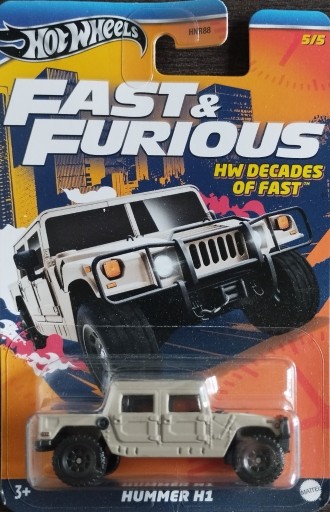 Zdjęcie oferty: HOT WHEELS FAST & FURIOUS HUMMER H1