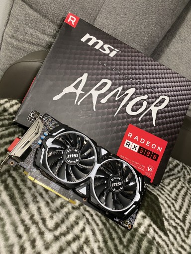 Zdjęcie oferty: Karta graficzna MSI Radeon RX580 Armor 8GB OC