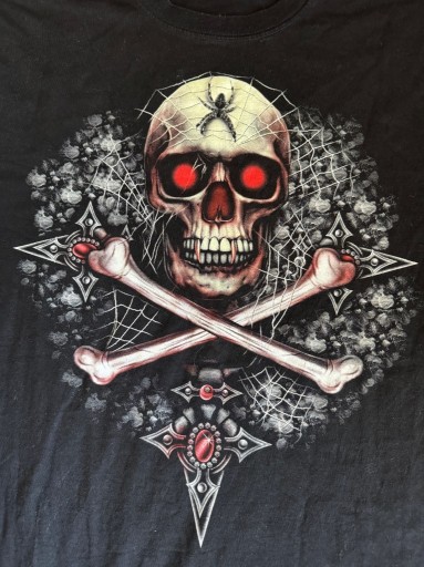 Zdjęcie oferty: Koszulka, t-shirt męski z nadrukiem Rock Chang, r L/XL-mega stan