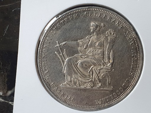 Zdjęcie oferty: Austria 1879 Srebrna rocznica  2 floreny STAN !!!