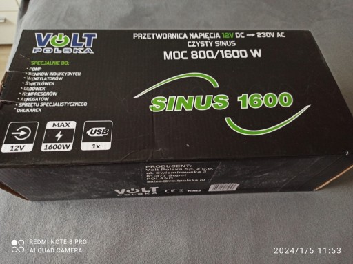 Zdjęcie oferty: Sinus 1600  volt