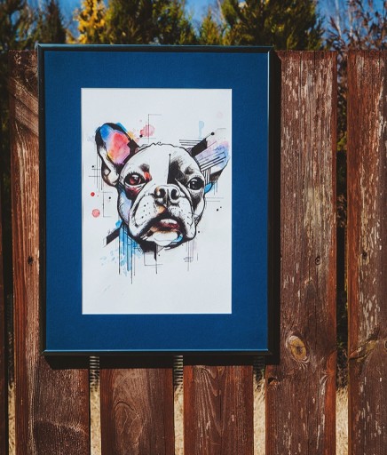 Zdjęcie oferty: Buldog francuski - obrazek dla miłośników psów