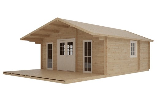 Zdjęcie oferty: Dom drewniany - CHABER II 600x890 bez balustrad