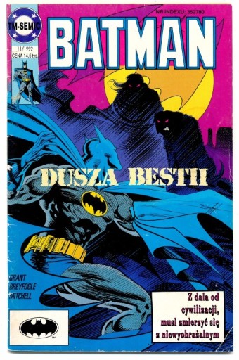 Zdjęcie oferty: BATMAN - Dusza Bestii 11/1992 