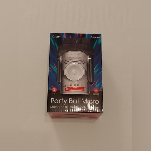 Zdjęcie oferty: Głośnik Bluetooth ION Party Bot Micro LED - nowy!