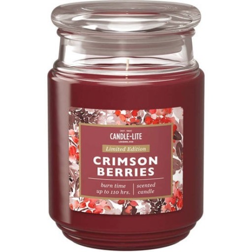 Zdjęcie oferty: Świeca zapachowa w szklanym słoju Crimson Berries