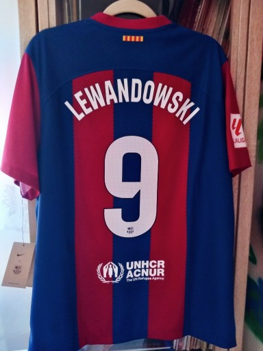 Zdjęcie oferty: Koszulka Nike FC Barcelona 23/24 Lewandowski r.XL 