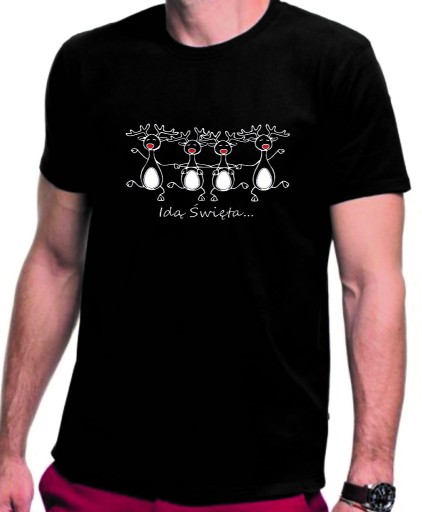 Zdjęcie oferty: T-shirt z nadrukiem świąteczny 