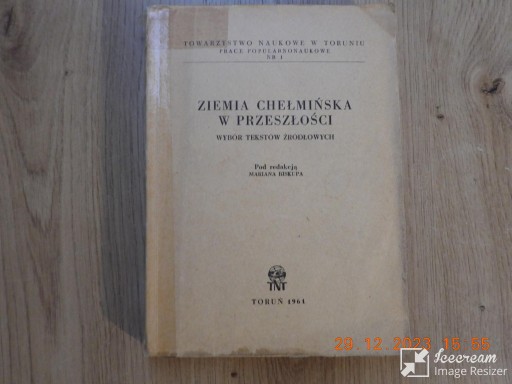 Zdjęcie oferty: Ziemia chełmińska w przeszłości. Biskup wyd.1961r.