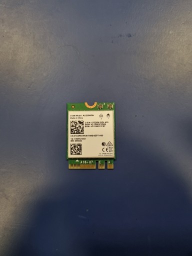 Zdjęcie oferty: Karta WiFI Intel AX200 PN 07CDRN 