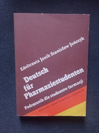 Zdjęcie oferty: Deutsch fur pharmaziestudenten - E. Janik