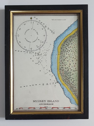Zdjęcie oferty: Morska mapa kotwicowiska wyspy Sydney