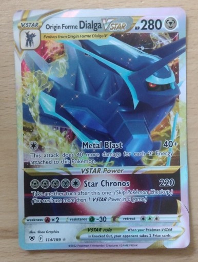 Zdjęcie oferty: Origin Forme Dialga Vstar