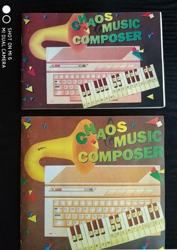 Zdjęcie oferty: Program, Gra Atari Chaos Music Composer dyskietka