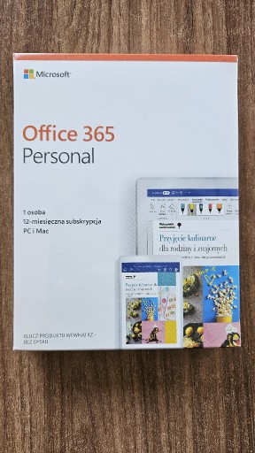 Zdjęcie oferty: Microsoft Office 365 Personal 1 PC / 1 rok