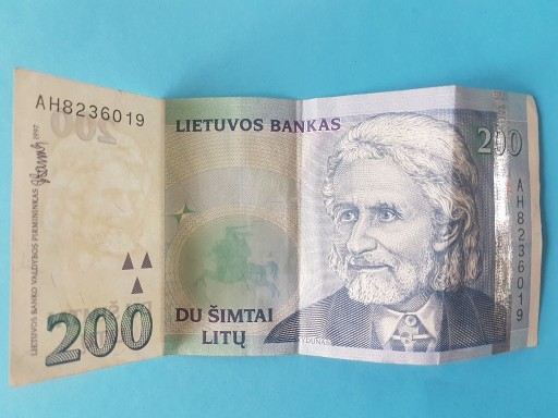 Zdjęcie oferty: Banknot, Litwa, 200 Litu, 1997 rok