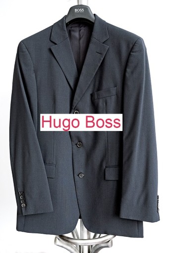 Zdjęcie oferty: Garnitur męski Hugo Boss, czarny, rozmiar 52