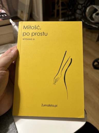 Zdjęcie oferty: MIŁOŚĆ PO PROSTU - AUTOGRAF - ŻURNALISTA WYDANIE 3