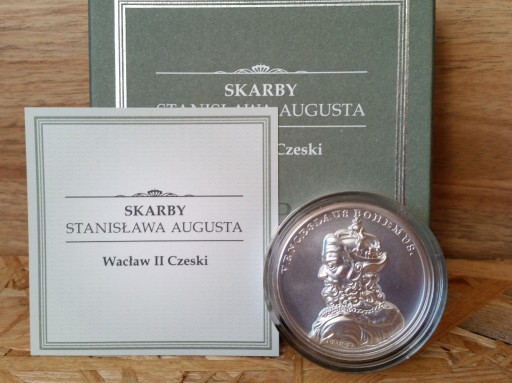 Zdjęcie oferty: 50 ZŁ WACŁAW II CZESKI 2013 SKARBY STANISŁAWA 