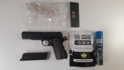 Zdjęcie oferty: Replika ASG WE Colt M1911 Kulki i Greengas Gratis!